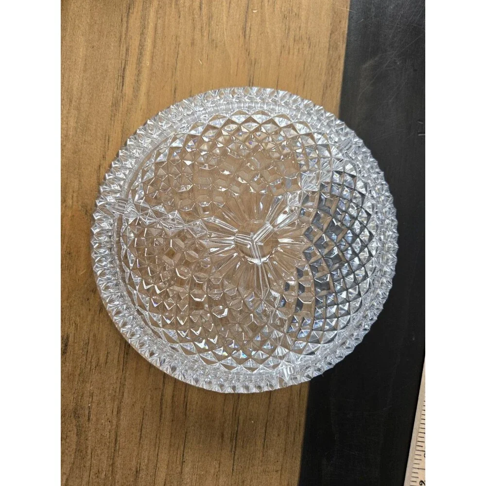 Vintage Anchor Hocking Miss America Clear Depression Glass 3-Part Relish Dish